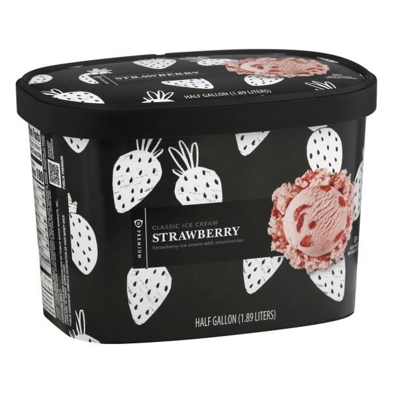 Publix Premium Classic Strawberry ice cream