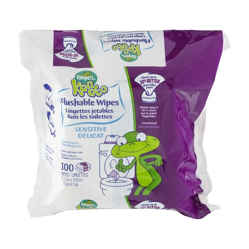 pampers kandoo flushable wipes