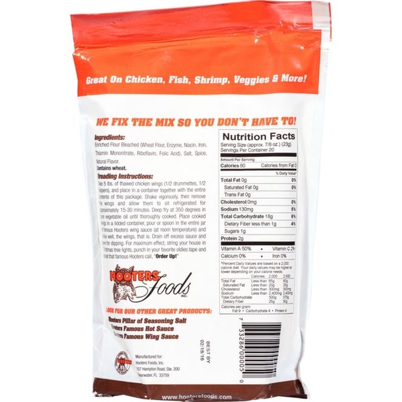 Hooters Wing Breading (1 lb) - Instacart