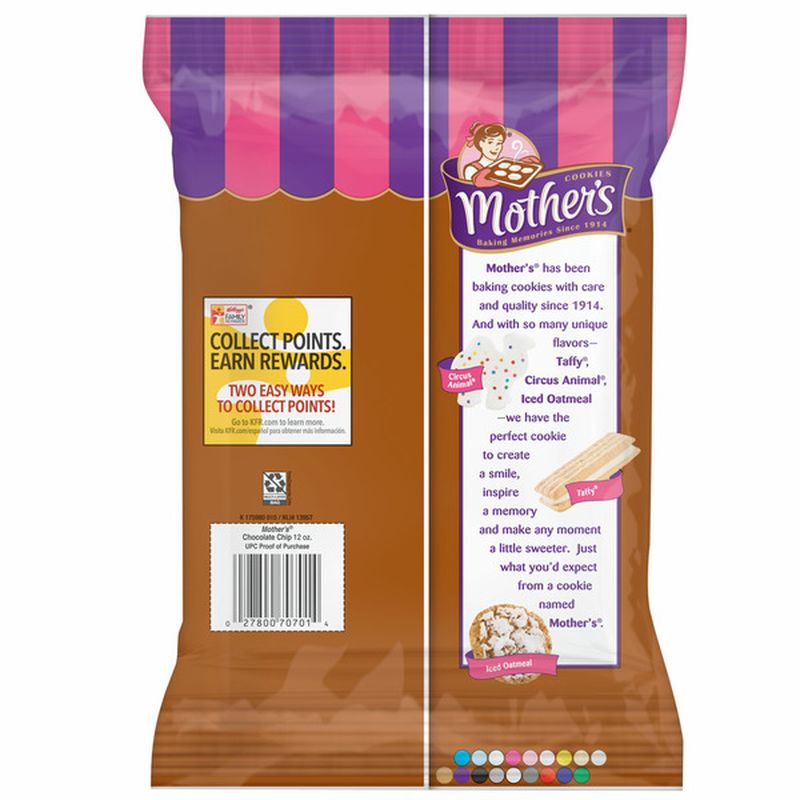 Mother's Cookies Chocolate Chip (12 oz) Instacart