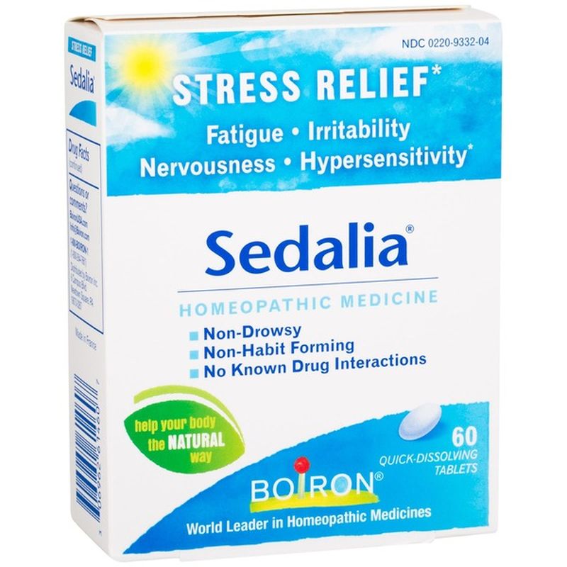 Boiron Sedalia Homeopathic Medicine Stress Relief Quick