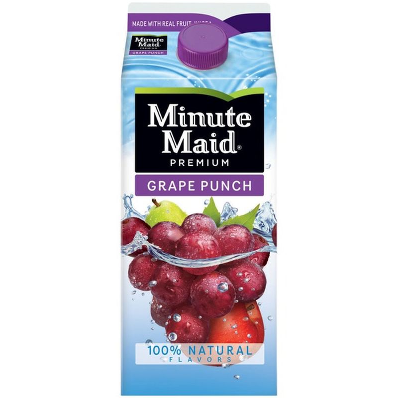 Minute Maid Grape Punch Carton (59 oz) Instacart