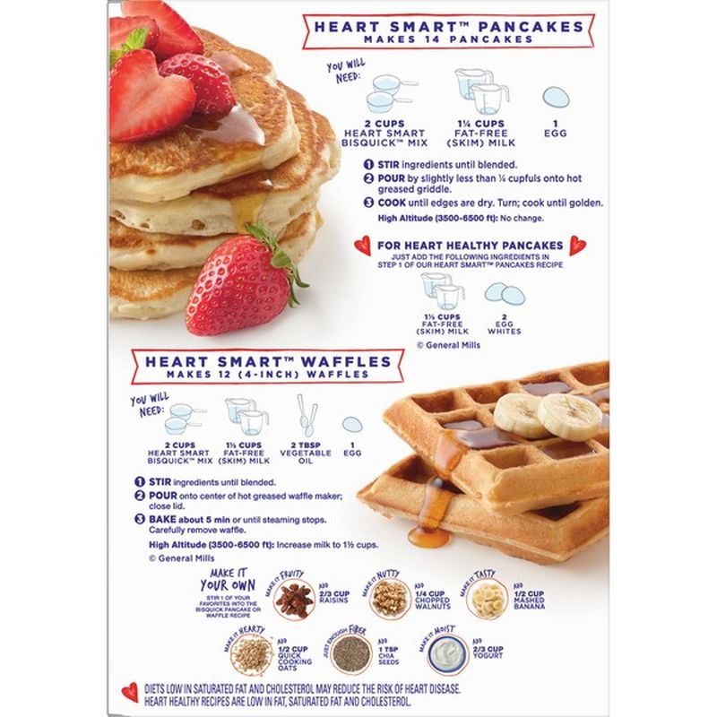 Betty Crocker Bisquick Heart Smart Pancake and Baking Mix (40 oz) from