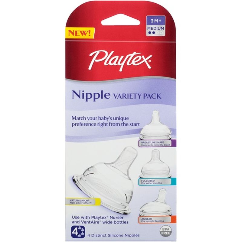 playtex nipple variety pack