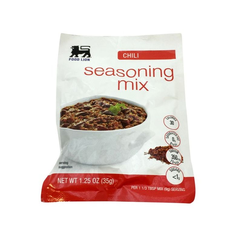 Food Lion Seasoning Mix, Chili, Envelope (1.25 oz) from Food Lion