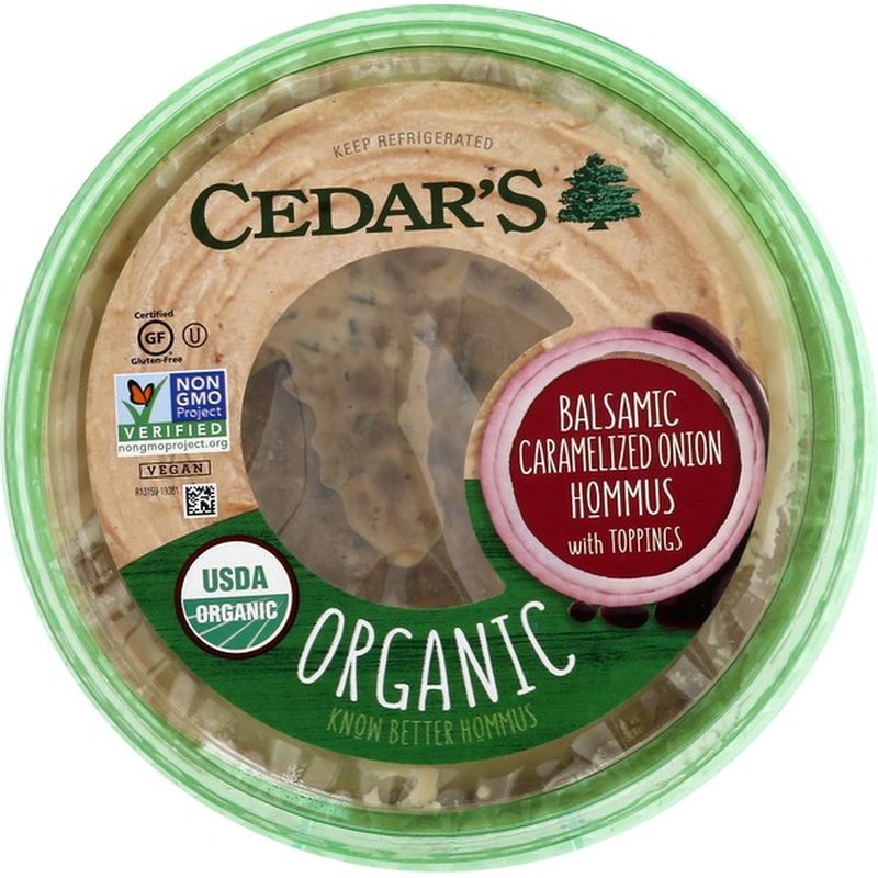 Cedar Hommus, Organic, Balsamic Caramelized Onion (10 oz) Instacart