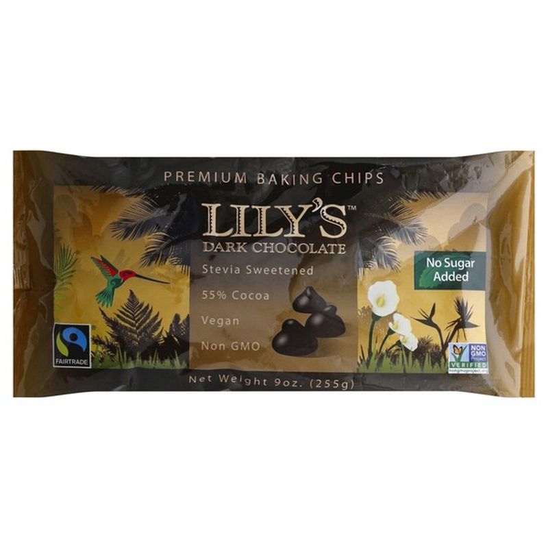 Lily's Baking Chips, Dark Chocolate, 55 Cacao (9 oz) from Central Coop Instacart