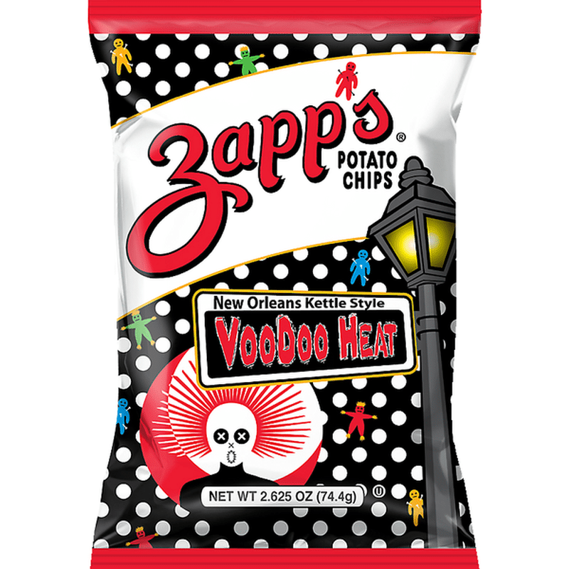 Zapp's Potato Chips, Voodoo Heat, New Orleans Kettle Style (2.625 oz
