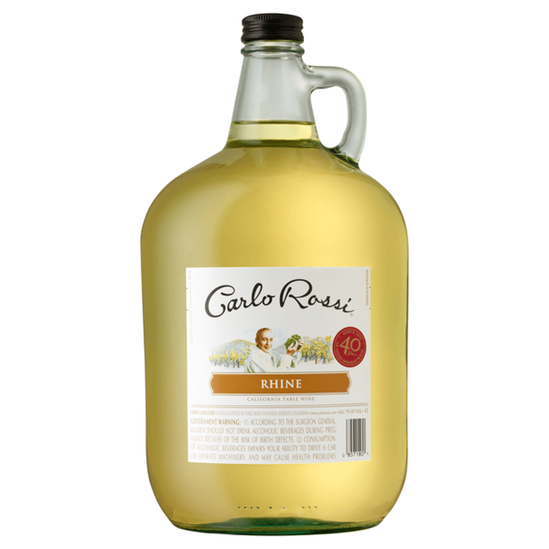 Carlo Rossi Rhine White Wine (4 L) Instacart
