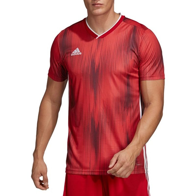 adidas Men's Tiro 19 Soccer Jersey - XL - Power Red/White (XL ... adidas Men's Tiro 19 Soccer Jersey - XL - Power Red/White (XL ...