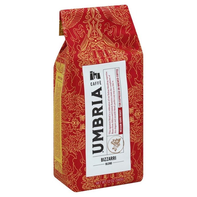 Caffe Umbria Coffee, 100 Arabica, MediumDark Roast, Bizzarri Blend