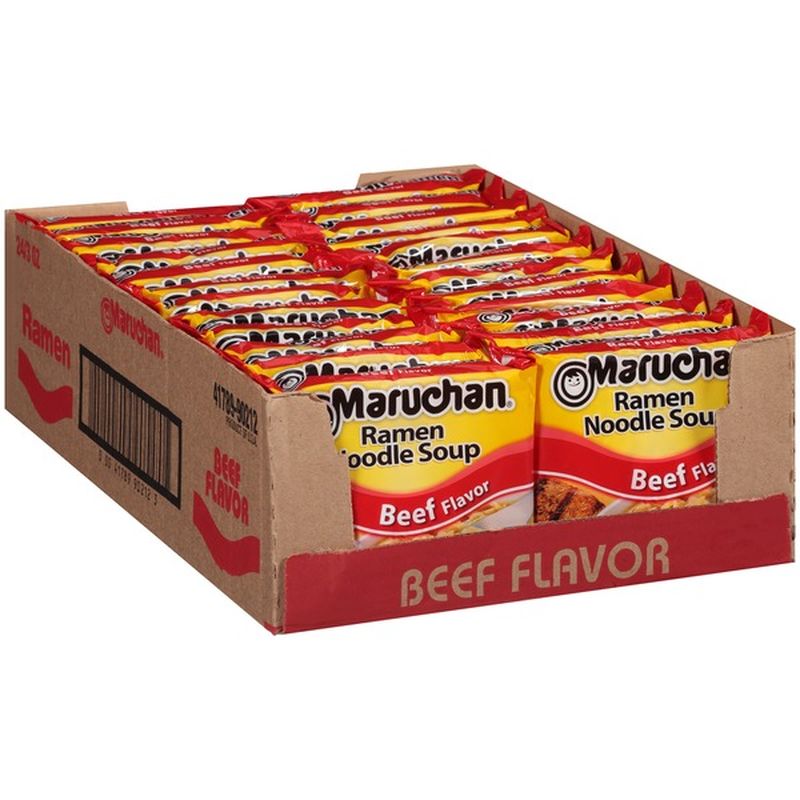 Maruchan Beef Flavor Ramen Noodle Soup (3 oz) from Walmart Instacart