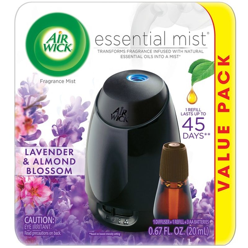 Air Wick Fragrance Mist Diffuser Lavender And Almond Blossom Value Pack