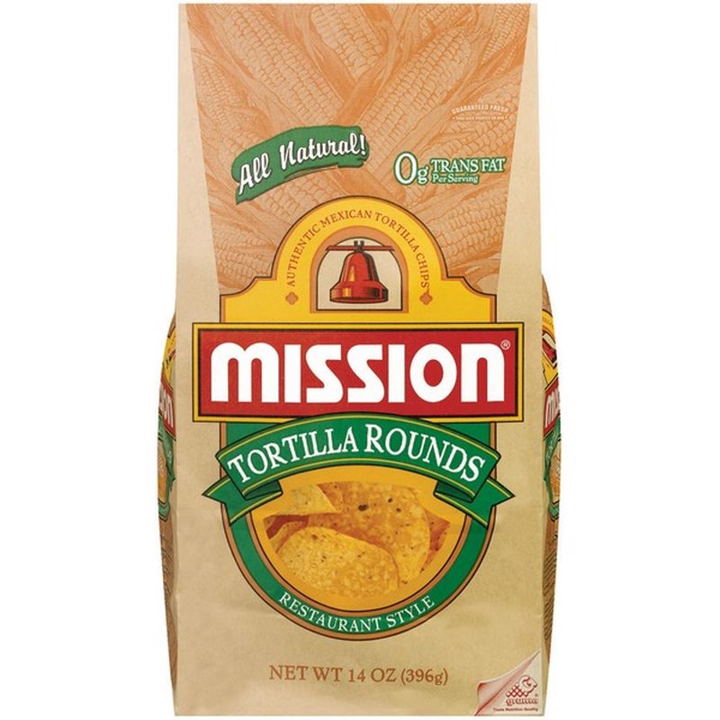 Mission Restaurant Style Tortilla Rounds (14 oz) Instacart