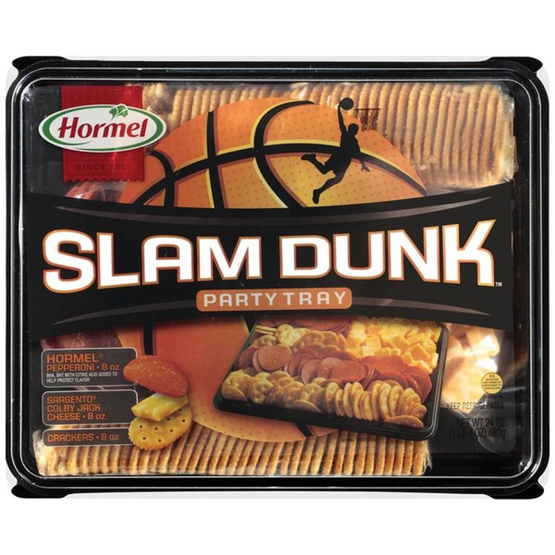 Hormel Slam Dunk Hormel Pepperoni Cheese and Crackers Party Tray (24 oz
