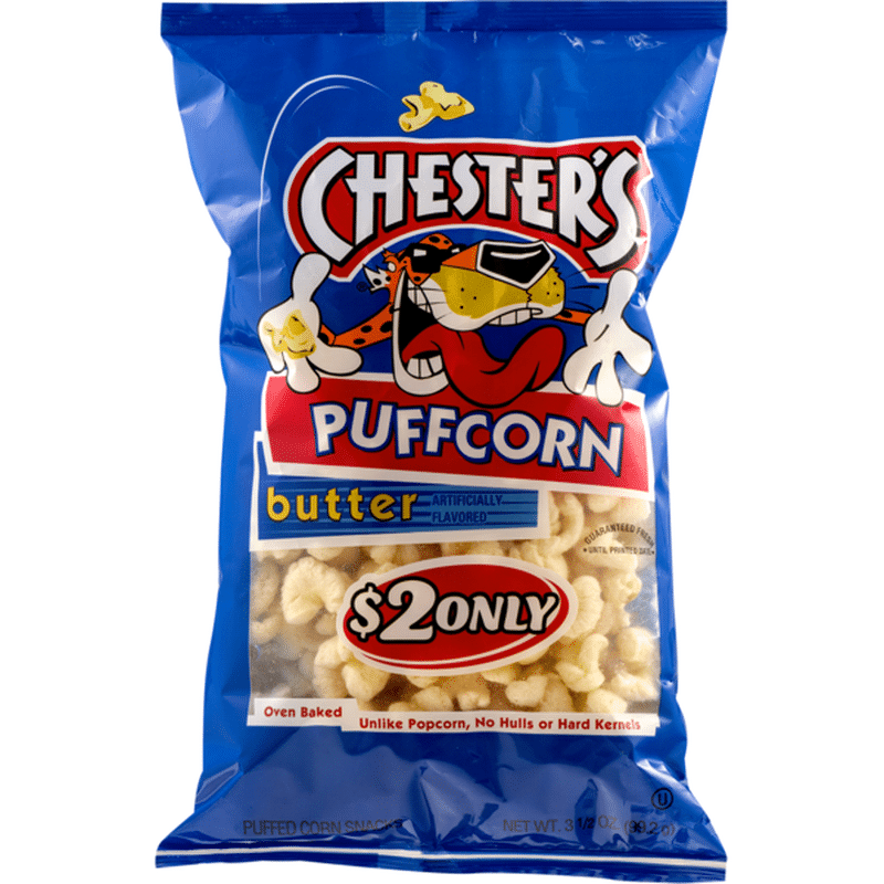 Chester'S PuffCorn Butter Corn Snacks (3.5 oz) - Instacart