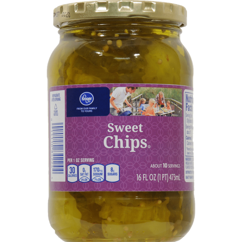 Kroger Sweet Pickles Chips (16 oz) from Kroger Instacart