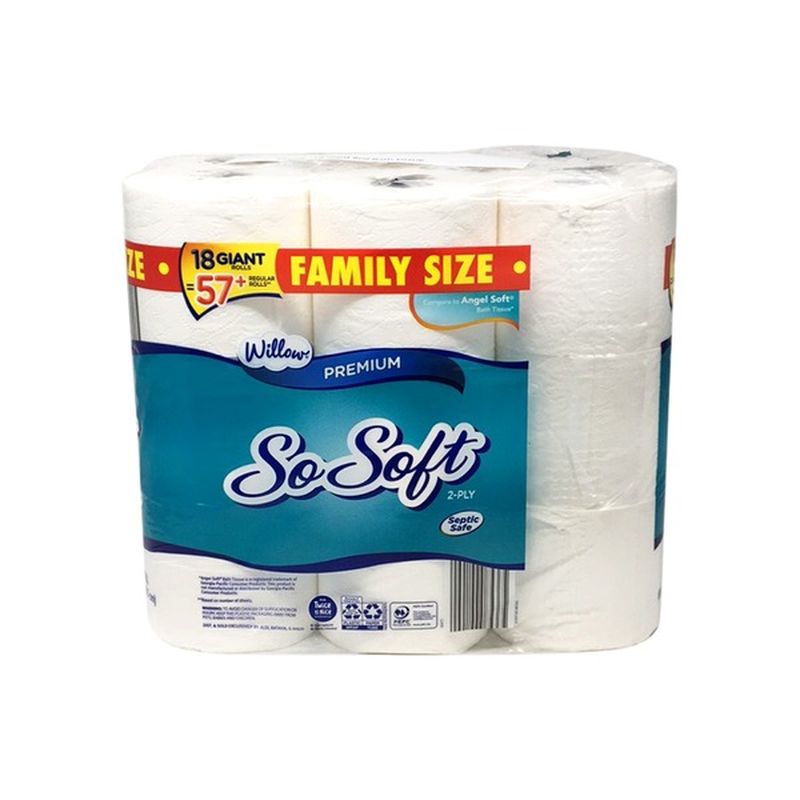 Willow 425Sheets Giant Roll Bath Tissue (18 ct) from ALDI Instacart