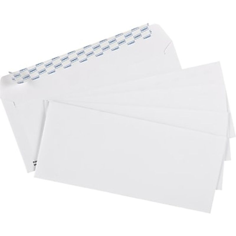 Staples Number 10 4 1/8" x 9 1/2" White QuickStrip Premium Envelopes
