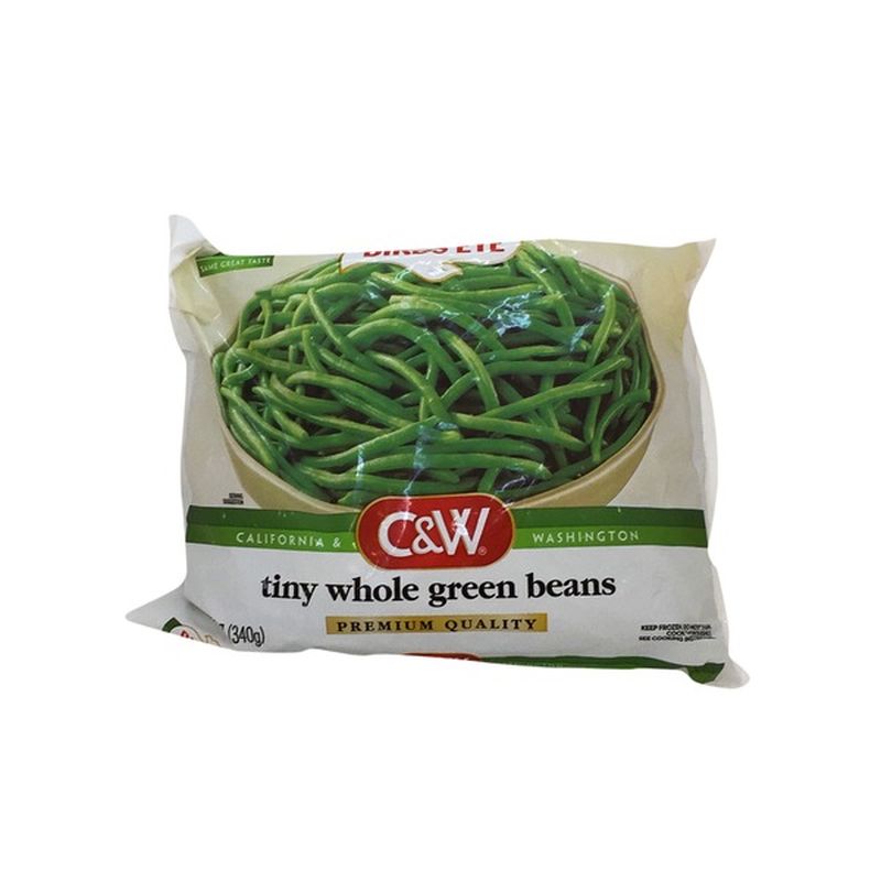 Birds Eye C&W Tiny Whole Green Beans (12 oz) Instacart