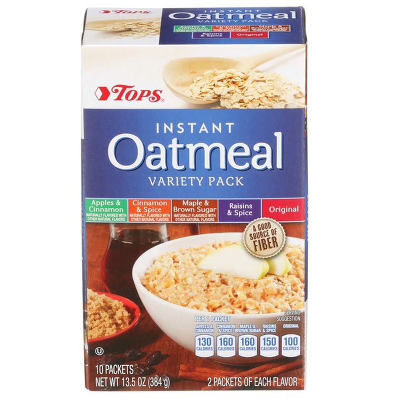 Tops Instant Oatmeal Variety Pack (13.5 oz) - Instacart