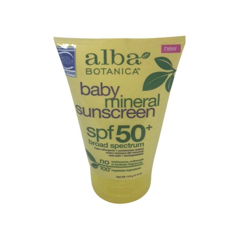 alba botanica baby mineral sunscreen