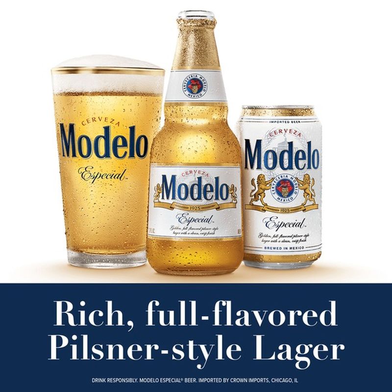 Modelo Especial Mexican Lager Beer Cans (12 Fl Oz) - Instacart