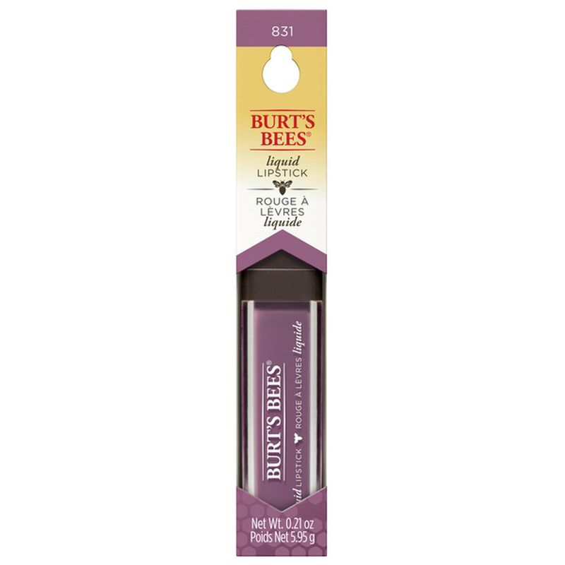 Burt's Bees Burts Bees Natural Moisturizing Liquid Lipstick, Lavender Lake (0.21 oz) Instacart