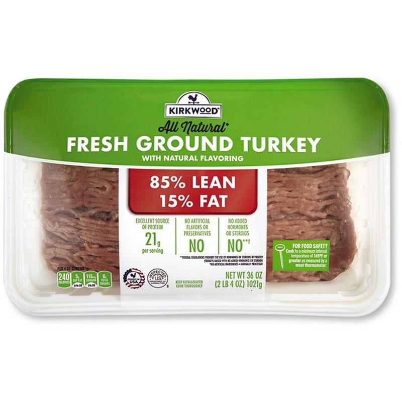 Kirkwood 85% Lean 15% Fat Fresh Ground Turkey