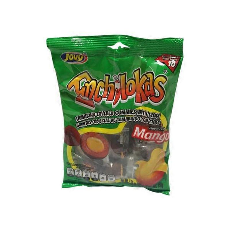 Jovy Enchilokas Tamarind & Chili Covered Gummies Mango Candy (5.29 oz ...