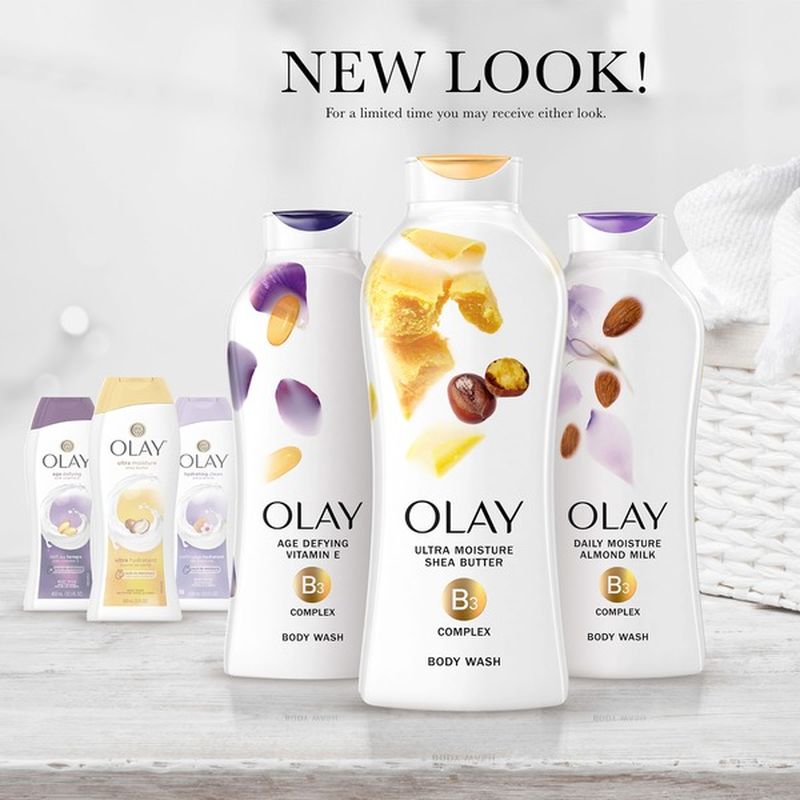 olay exfoliating and hydrating body wash