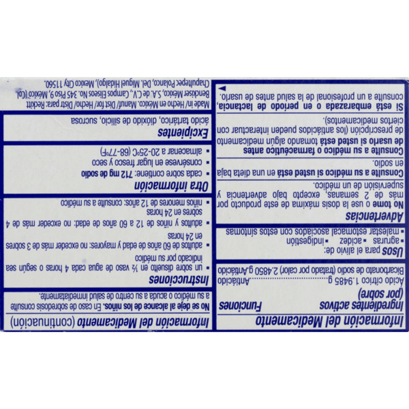 Picot Citric Acid Antacid Powder (12 ct) from CVS Pharmacy® Instacart