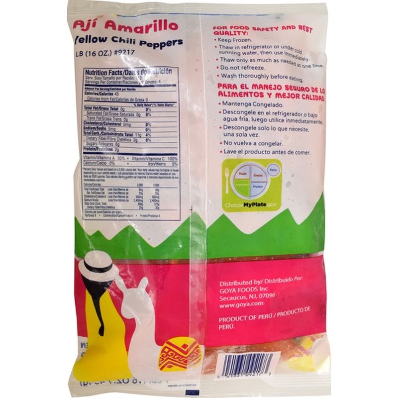 Goya Aji Amarillo Yellow Chili Peppers (16 oz) from Publix Instacart