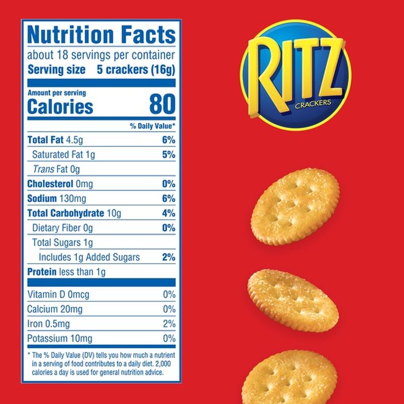 Ritz Crackers Food Label Understanding Key Components and Nutritional Information