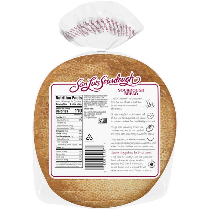 San Luis Sourdough Bread 24 Oz Instacart   Large Cc757edc 83e1 42dc B0e9 4897367711a3 