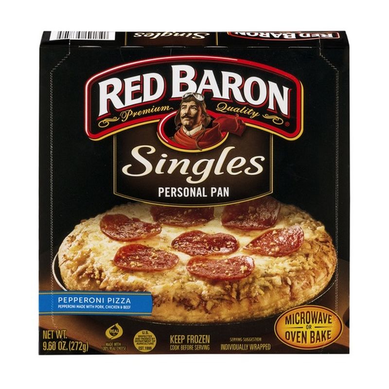 Red Baron Singles Personal Pan Pizza Pepperoni (9.6 oz) Instacart