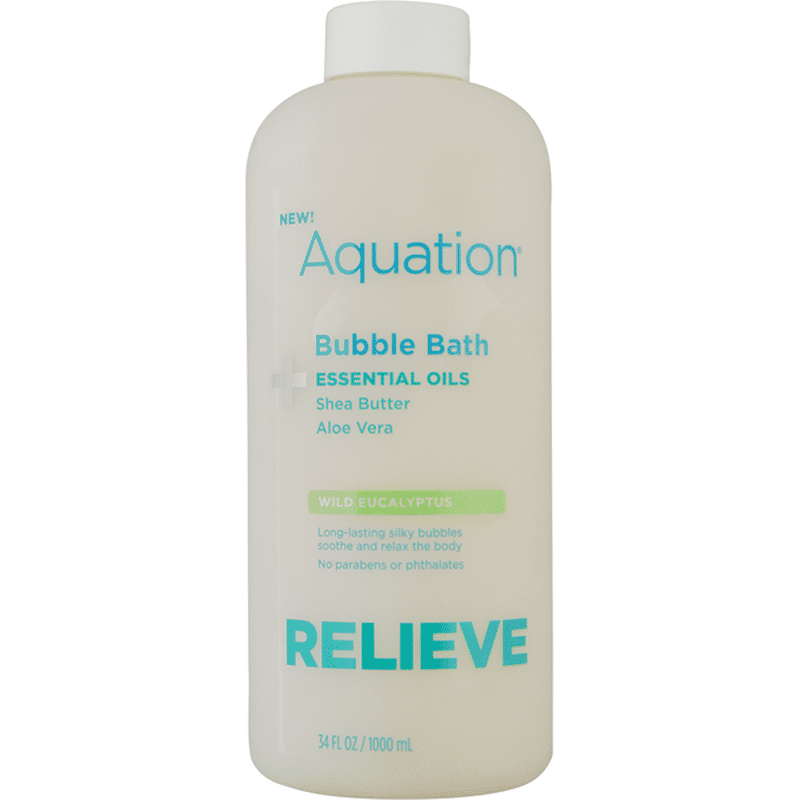 Aquation Bubble Bath, Wild Eucalyptus, Relieve (34 fl oz) Instacart