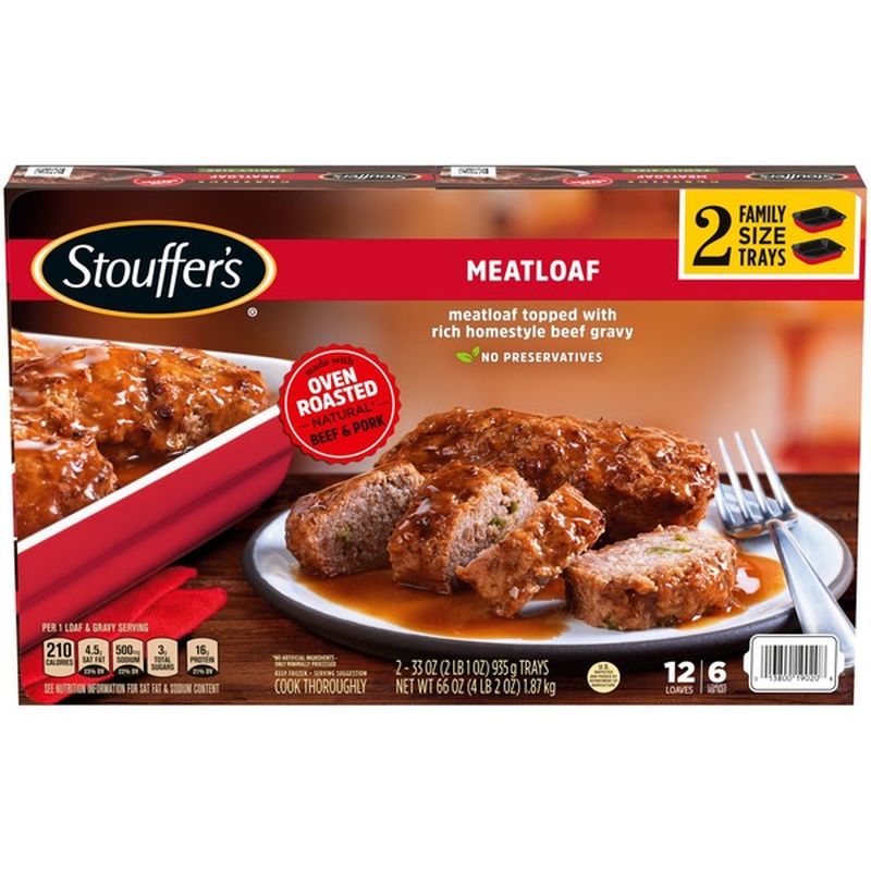 Stouffer's Family Size Meatloaf Frozen Meal (33 oz) from BJ's Wholesale