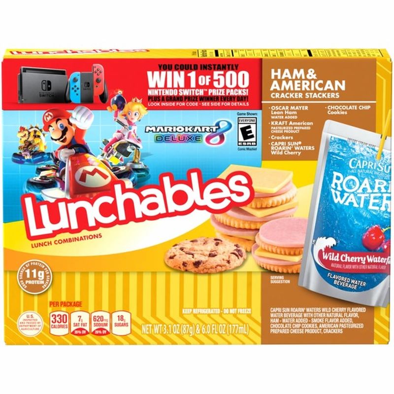 Lunchables Ham & American with Capri Sun Convenience Meal (3.1 oz) from ...