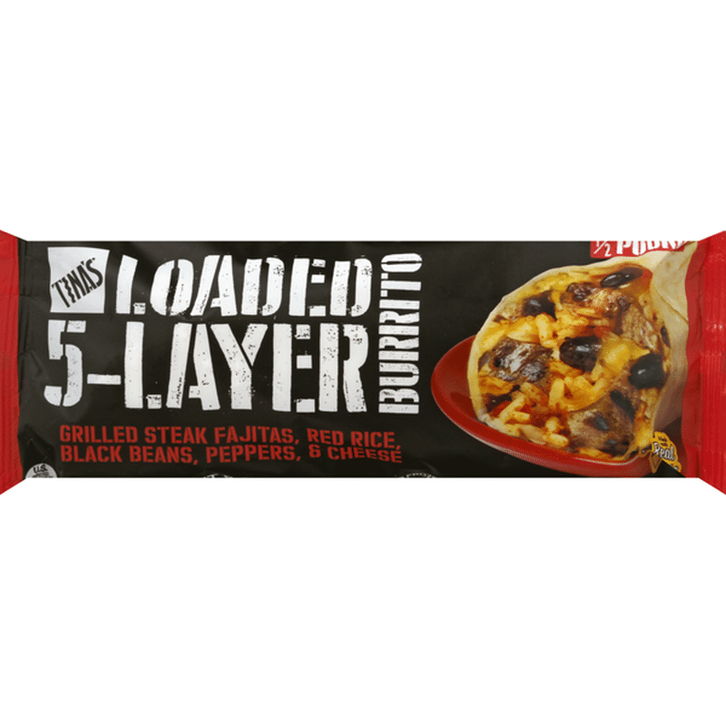 Tina's Burrito, Loaded, 5Layer (8 oz) Instacart