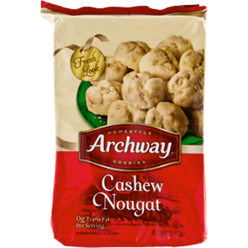 archway cashew nougat cookies
