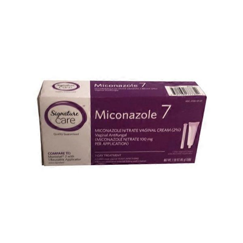 Signature Care Miconazole 7 Vaginal Antifungal (1.59 oz) Instacart