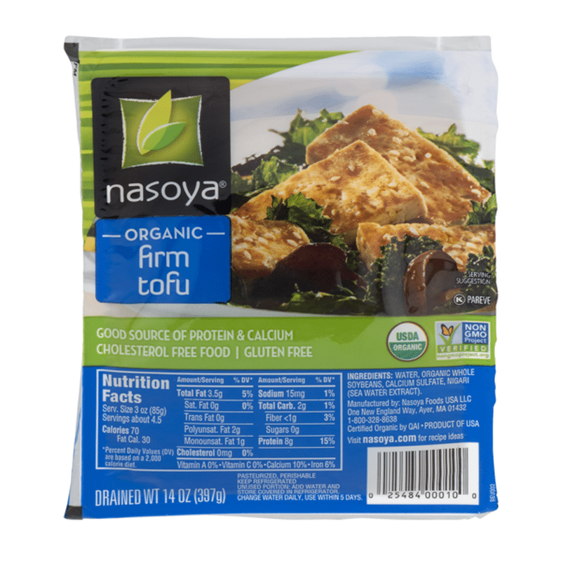 Nasoya Tofu Organic Firm 14 Oz From Stop And Shop Instacart