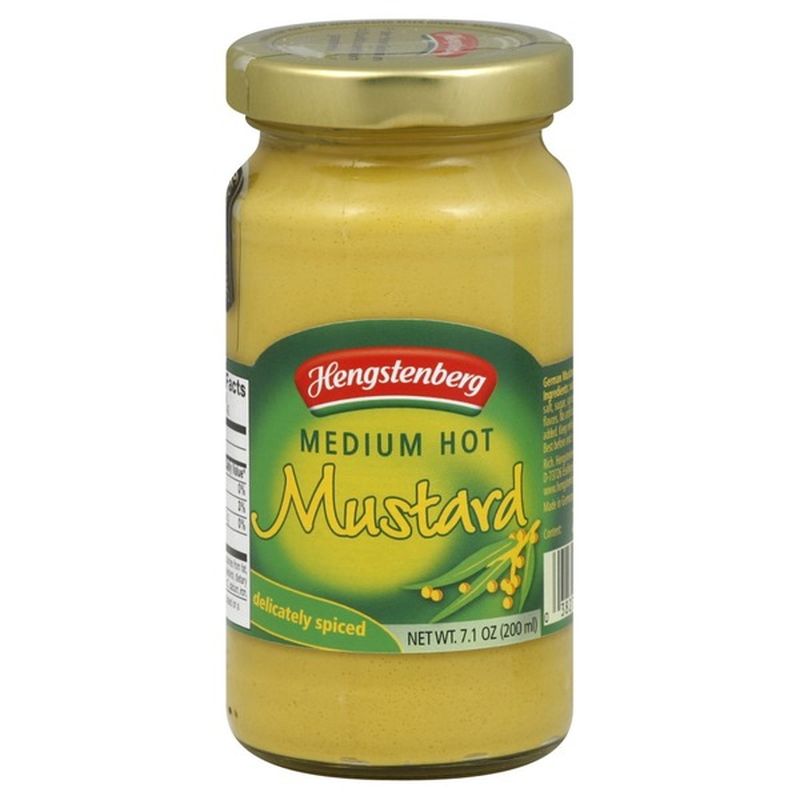 Hengstenberg Mustard, Medium Hot (7.1 oz) Instacart