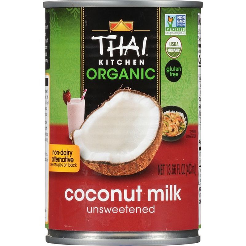 Thai Kitchen® Organic Unsweetened Coconut Milk (13.66 Fl Oz) - Instacart