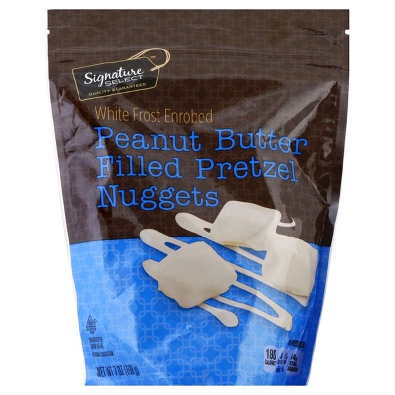 Signature Select Peanut Butter Filled White Coated Pretzel