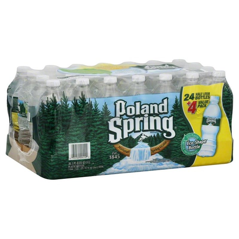 Poland Spring Natural Spring Water (0.5 L) Instacart