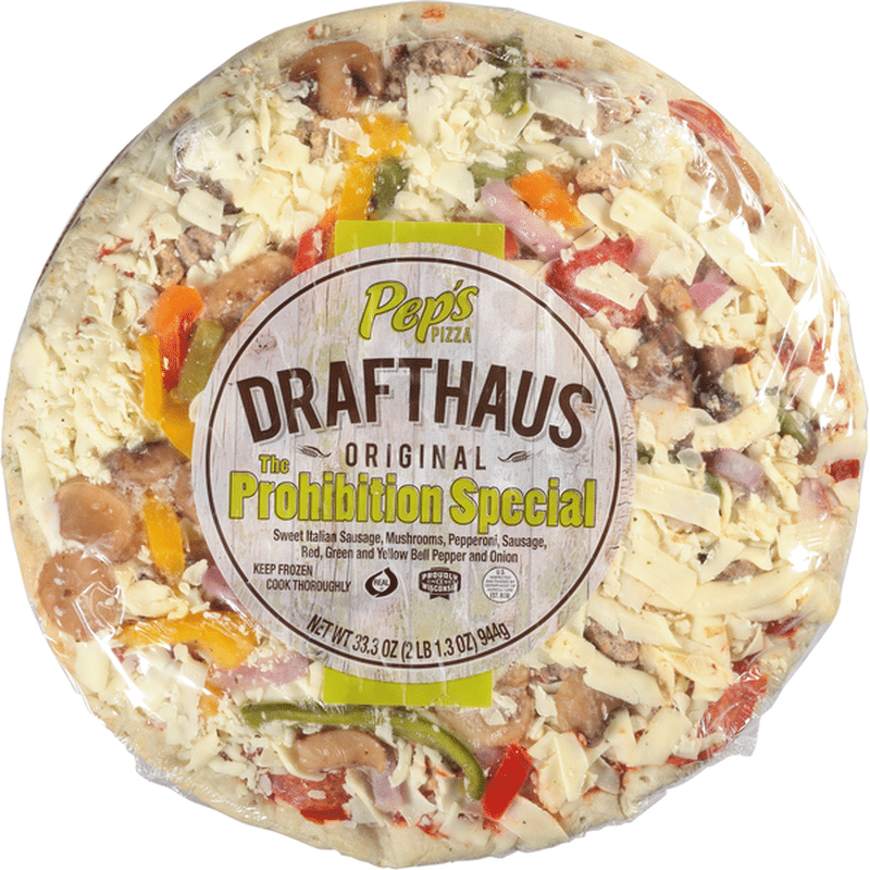 Pep S Drafthaus Pizza Original The Prohibition Special 33 3 Oz Instacart