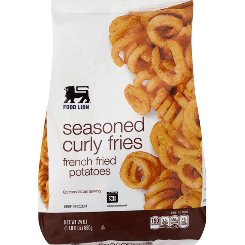 Food Lion Curly Fries Seasoned 24 Oz Instacart