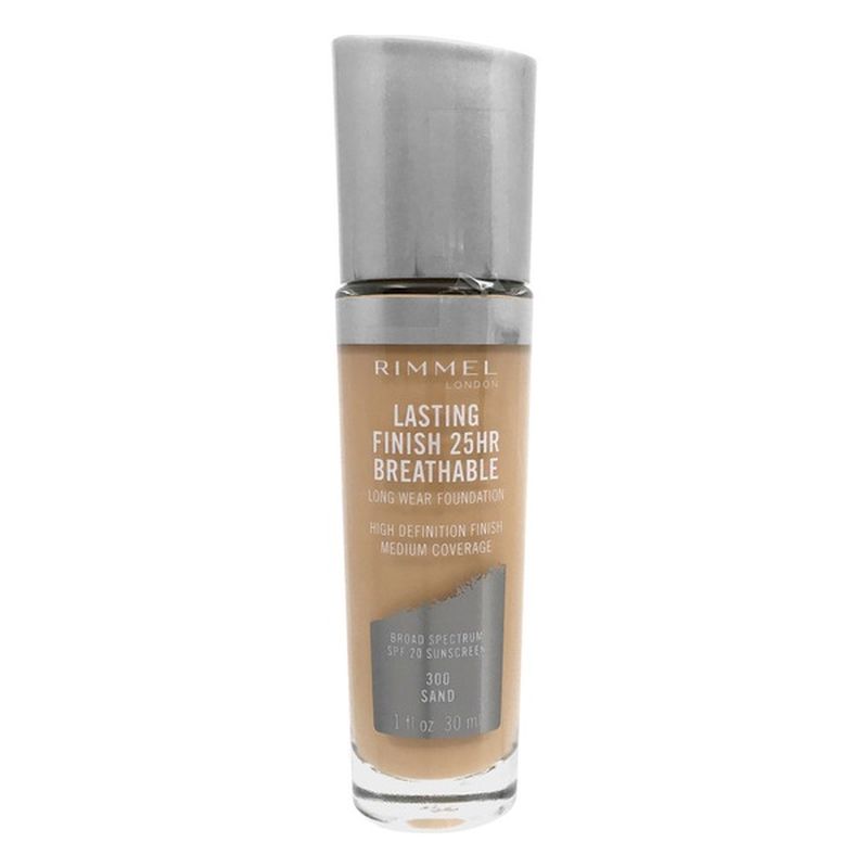 Rimmel Lasting Finish 25 HR Breathable Long Wear Foundation 300 Sand (1